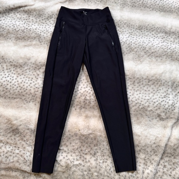 Member's Mark Pants - Member's Mark City Pant - Black High-Rise Legging w/ Zipper Pocket - Small